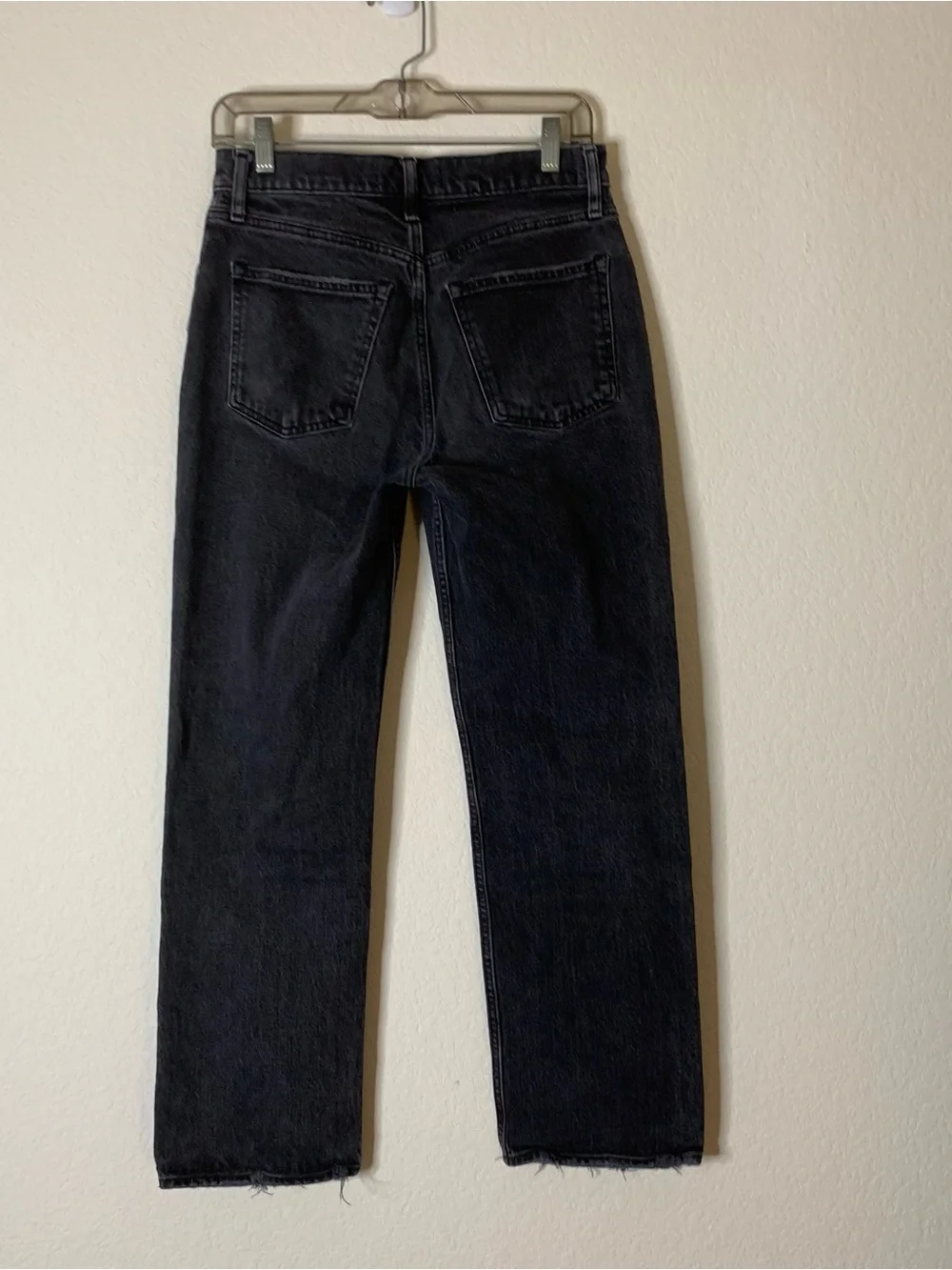 Abercrombie & Fitch Womens black the 90s baggy low rise button fly jeans 26/2 S
